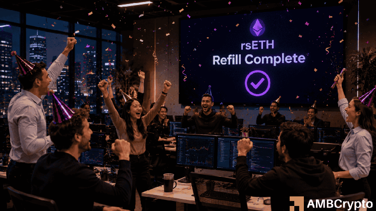 KelpDAO says rsETH recovery completed as backing returns above 100%