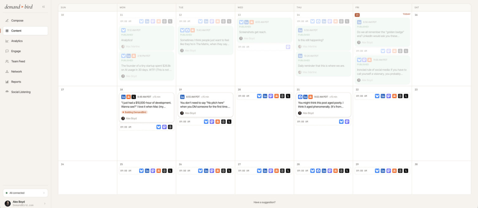 DemandBird Launches New B2B Social Media Management Platform