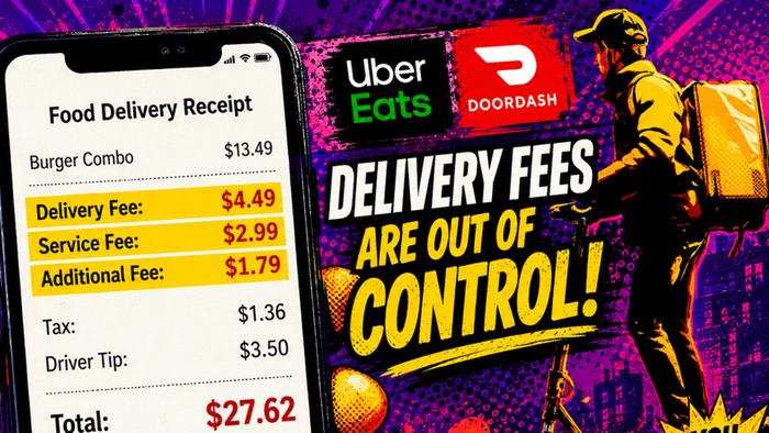 Fed Up With Food Delivery App Fees & Tips? Barclays Has Terrific News