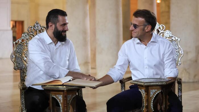 France Pushes Syria Strategic Energy Corridor Vision Despite Bombing During Macron Visit